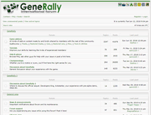 Tablet Screenshot of forum.generally-racers.com